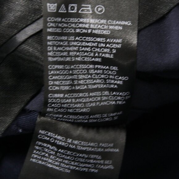 Club‎ Monaco Borrem Navy Wool Blend Tailored Career Work Trouser Ankle Pant Sz 0 - Picture 12 of 13